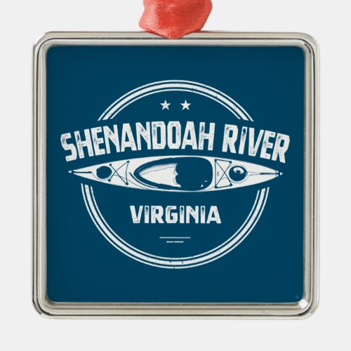 Shenandoah River Virginia Metal Ornament