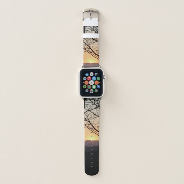 Shenandoah Sunset National Park Landscape Apple Watch Band (Front)