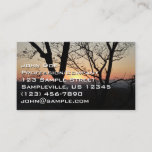 Shenandoah Sunset National Park Landscape Business Card