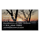 Shenandoah Sunset National Park Landscape Business Card Magnet