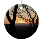 Shenandoah Sunset National Park Landscape Ceramic Ornament