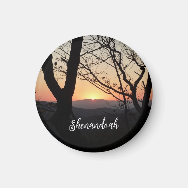 Shenandoah Sunset National Park Landscape Magnet (Front)
