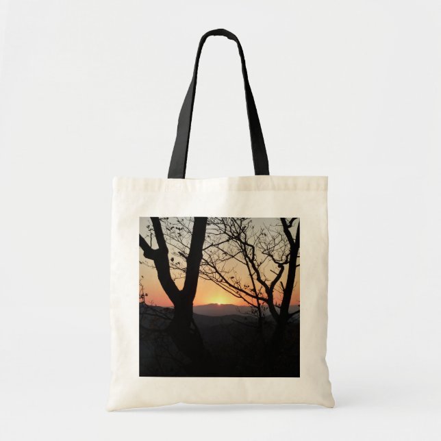 Shenandoah Sunset National Park Landscape Tote Bag (Front)