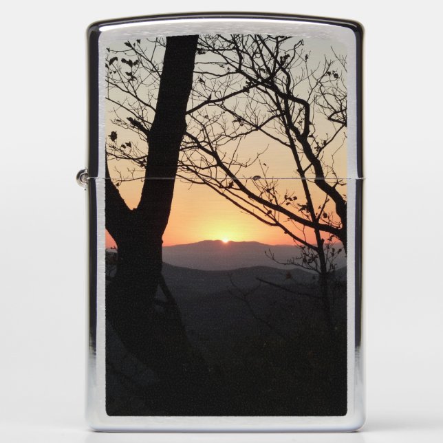 Shenandoah Sunset National Park Landscape Zippo Lighter (Front)