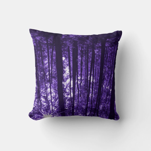 Shenandoah Ultraviolet Throw Pillow (Front)