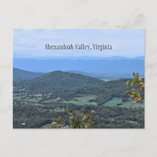 Shenandoah Valley Postcard (Front)