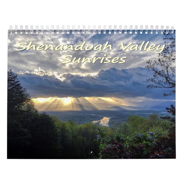 Shenandoah Valley Sunrises Calendar (Cover)
