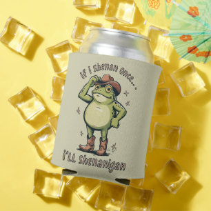 Shenanigan Funny Mental Health Frog Can Cooler