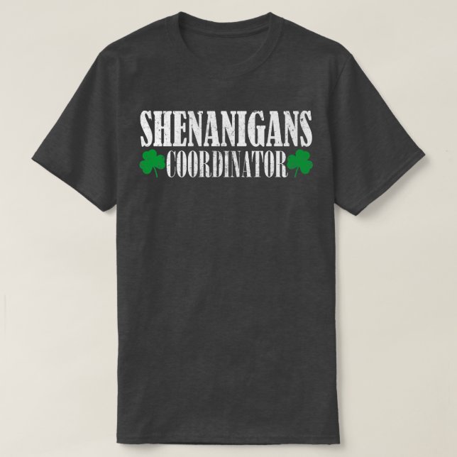 shenanigans coordinator 4 T-Shirt (Design Front)
