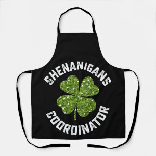 Shenanigans Coordinator Funny St Patrick's Day Apron