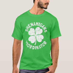 Shenanigans Coordinator Funny Teacher St Patrick's T-Shirt