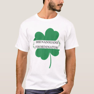Shenanigans Coordinator Funny Teacher St Patrick's T-Shirt