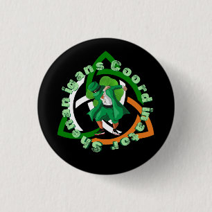 Shenanigans Coordinator st patricks day Button