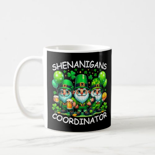 Shenanigans Coordinator St Patricks Day Gnome  Coffee Mug