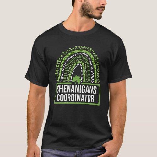 Shenanigans Coordinator St Patricks Day Outfit For T_Shirt