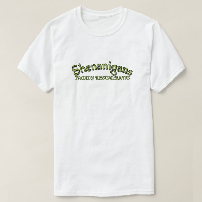 Shenanigans family restaurant T-Shirt (Design Front)