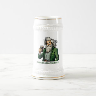Shenanigans & Shamrocks Beer Stein