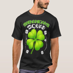 Shenanigans Squad Funny St Patricks Day Group Drin T-Shirt