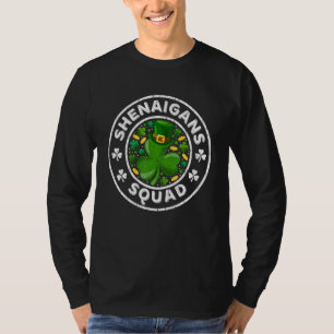 Shenanigans Squad Funny St Patrick's Day Matching  T-Shirt