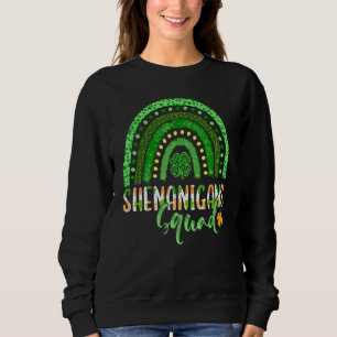 Shenanigans Squad Irish Rainbow Funny Saint Patric Sweatshirt