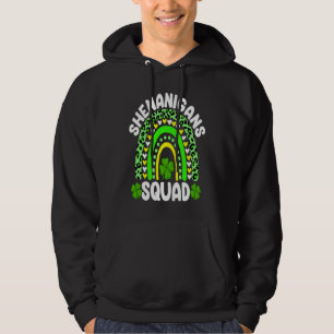 Shenanigans Squad Irish St Patricks Day Shamrock R Hoodie