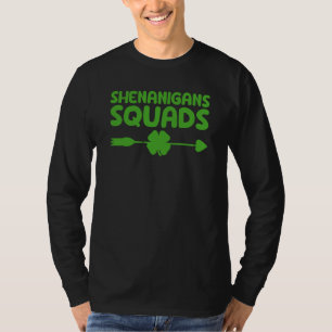 Shenanigans Squad Irish St Patricks Day Shamrock T-Shirt
