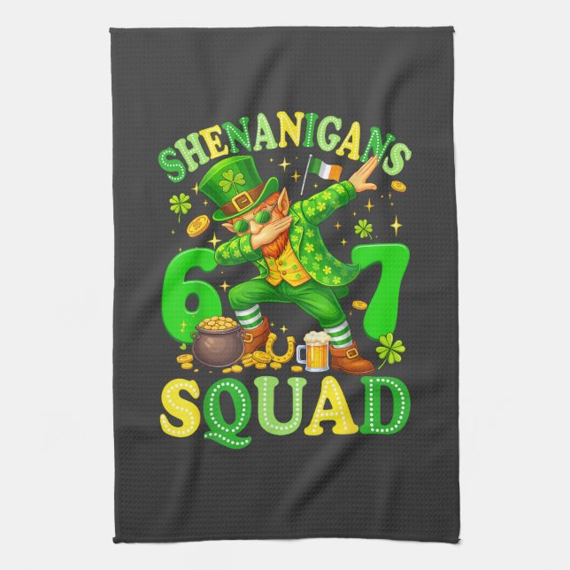 Shenanigans Squad Kitchen Towel (Vertical)
