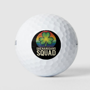 Shenanigans Squad Matching St Patricks Day Group Golf Balls
