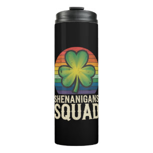 Shenanigans Squad Matching St Patricks Day Group Thermal Tumbler