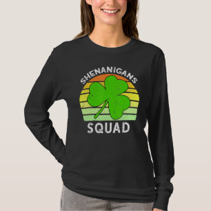 Shenanigans Squad Matching Vintage St Patricks Day T-Shirt