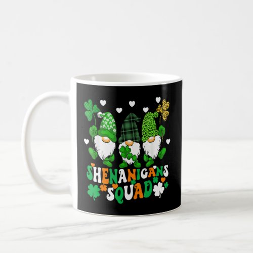 Shenanigans Squad St Patricks Day Gnomes Green Pro Coffee Mug