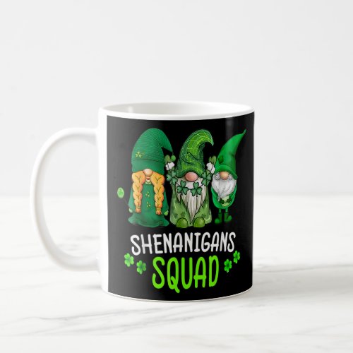 Shenanigans Squad St Patricks Day Gnomes Green Pro Coffee Mug