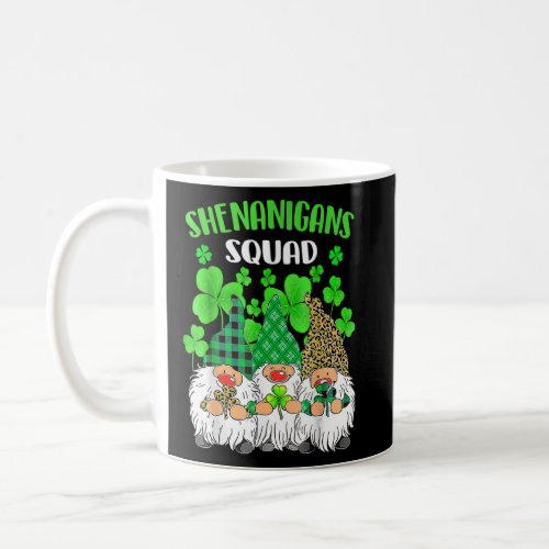 Shenanigans Squad St Patricks Day Gnomes Green Pro Coffee Mug