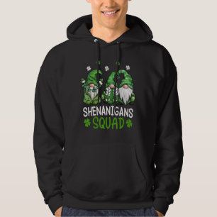 Shenanigans Squad St Patricks Day Gnomes Green Pro Hoodie