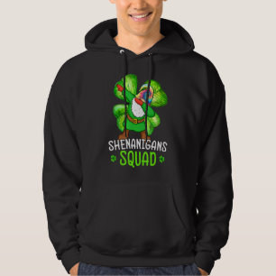 Shenanigans Squad St Patricks Day Gnomes Green Pro Hoodie