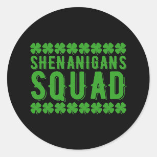 Set of St Patricks Day Quotes Sticker With Hat Element 4409850