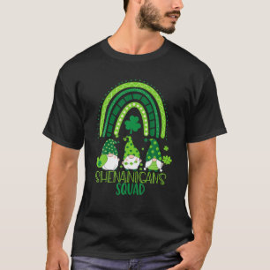 Shenanigans Squad St Patricks Day Rainbow Gnomes G T-Shirt
