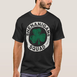 Shenanigans Squad St Patrick's Day Shamrock T-Shirt