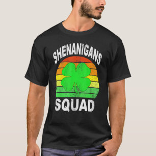 Shenanigans Squad T- St Patrick's Day Men Women Ki T-Shirt