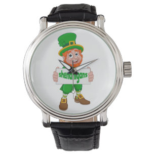 Shenanigans St. Patrick's Day Leprechaun St Pattys Watch
