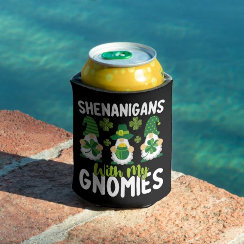 Shenanigans With My Gnomies Gnome St Patricks Day Can Cooler