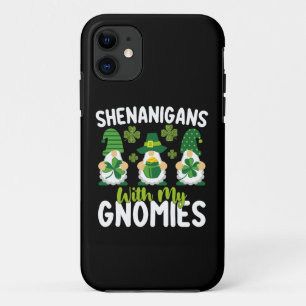 Shenanigans With My Gnomies Gnome St Patrick's Day iPhone 11 Case