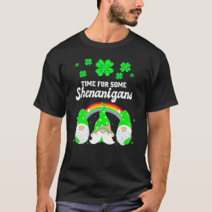 Shenanigans With My Gnomies St Patrick's Day Gnome T-Shirt