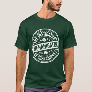 Shenanigator St. Patrick's Day Funny Irish Shamroc T-Shirt
