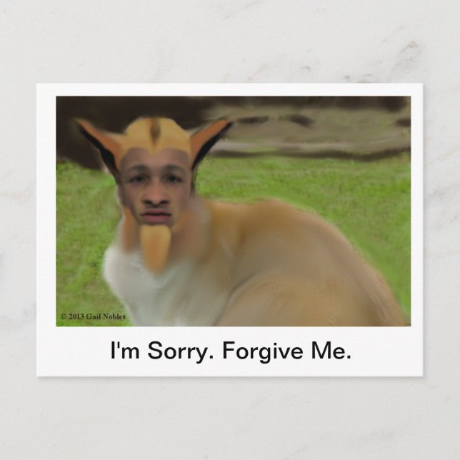 Shenart's Apology Card (Front)