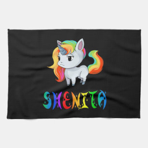 Shenita Unicorn Kitchen Towel
