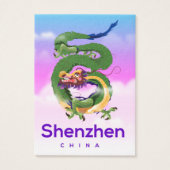 Shenzhen China Dragon travel poster (Front)