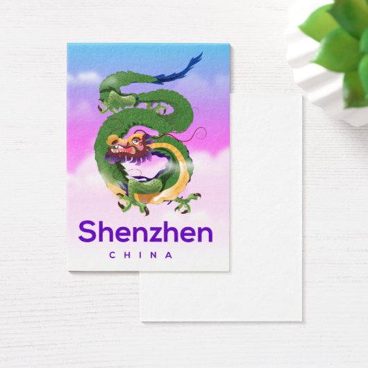 Shenzhen China Dragon travel poster (Desk)