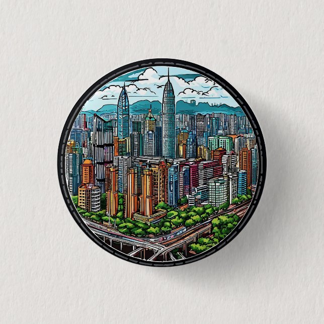 Shenzhen city button (Front)