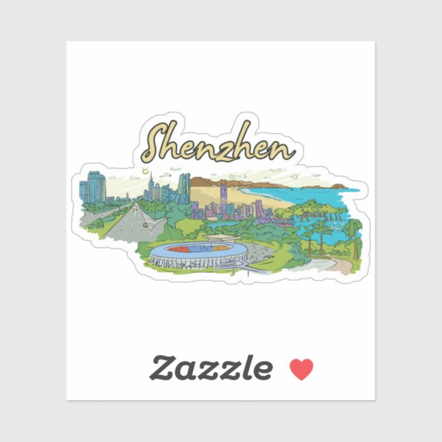 Shenzhen Sticker (Sheet)